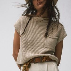 Jluxlabel tan top size medium.